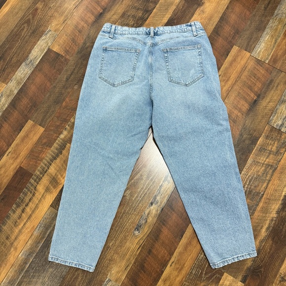 Wild Fable Super-High Rise Tapered Jeans Light Blue - Picture 2 of 7